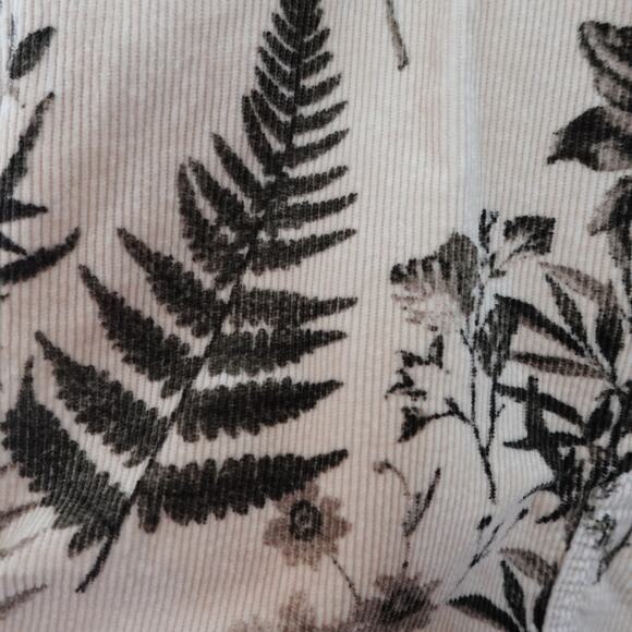 Anthropologie Pilcro The Wanderer Low-Rise Pants Printed Corduroy Size 28 Casual - Picture 6 of 16